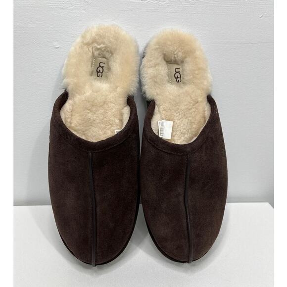 UGG Men’s Brown Suede Scuff Slippers / Size-13 main image 7